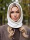 Жіночий капор Wool з екохутра на кнопках білий 20017224 фото 1